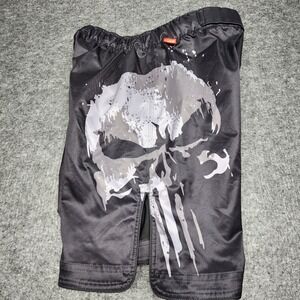 Hayabusa Mens Shorts Black Marvel Punisher Fight Training MMA Gym Graphics Large